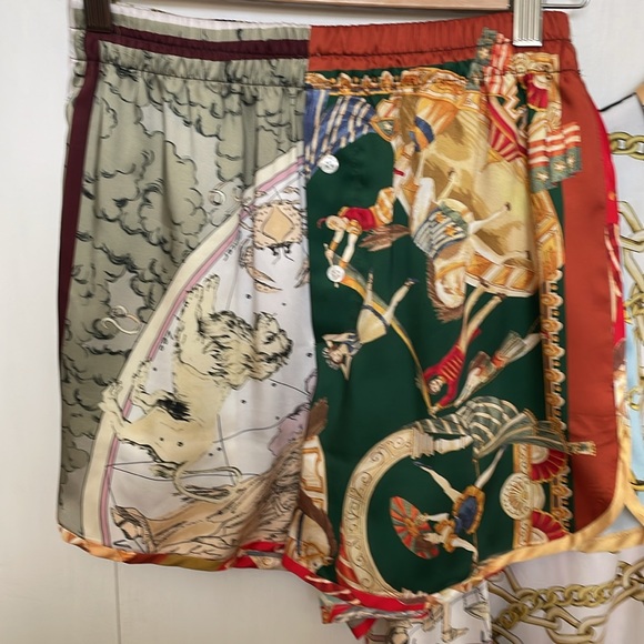 Zara button down Versace short set - Picture 2 of 3